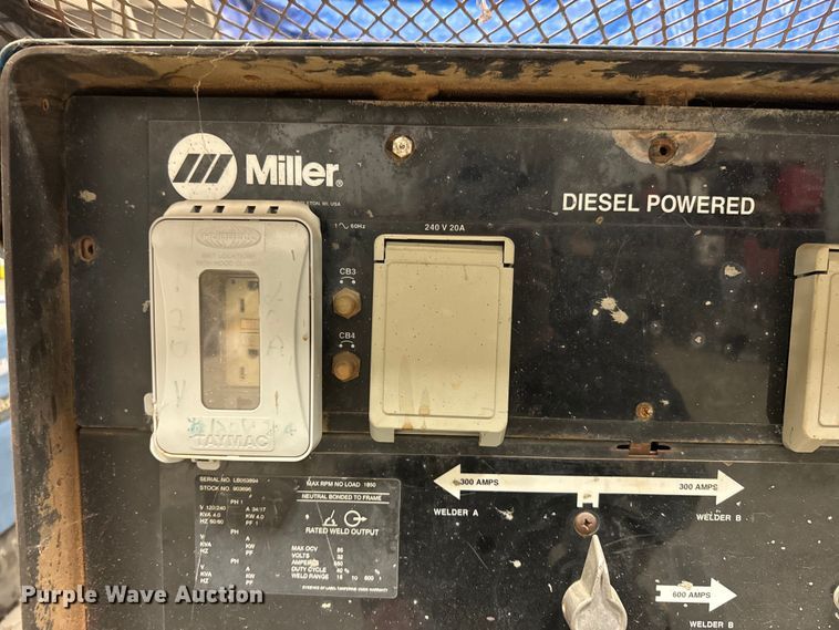 image for item NF9398 Miller  DU-OP welder/generator