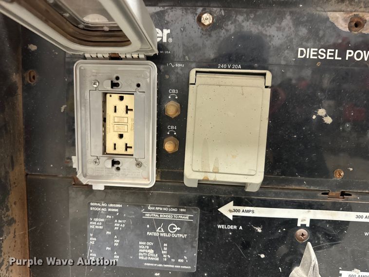 image for item NF9398 Miller  DU-OP welder/generator