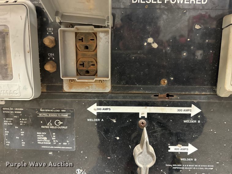 image for item NF9398 Miller  DU-OP welder/generator