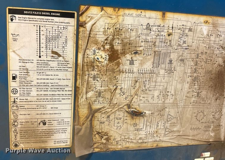 image for item NF9398 Miller  DU-OP welder/generator