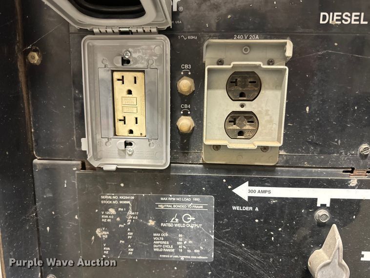 image for item NF9399 Miller DU-OP welder/generator