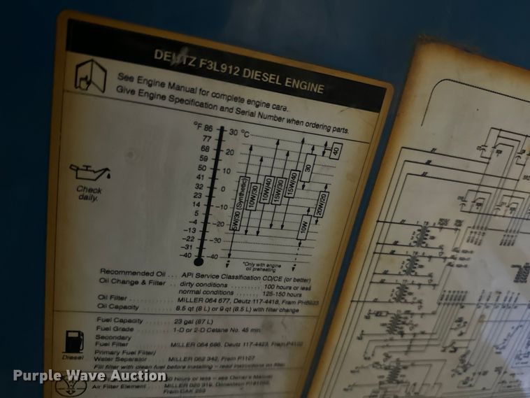 image for item NF9399 Miller DU-OP welder/generator