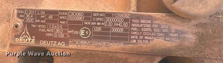 image for item NF9401 2012 JLG 660SJ boom lift