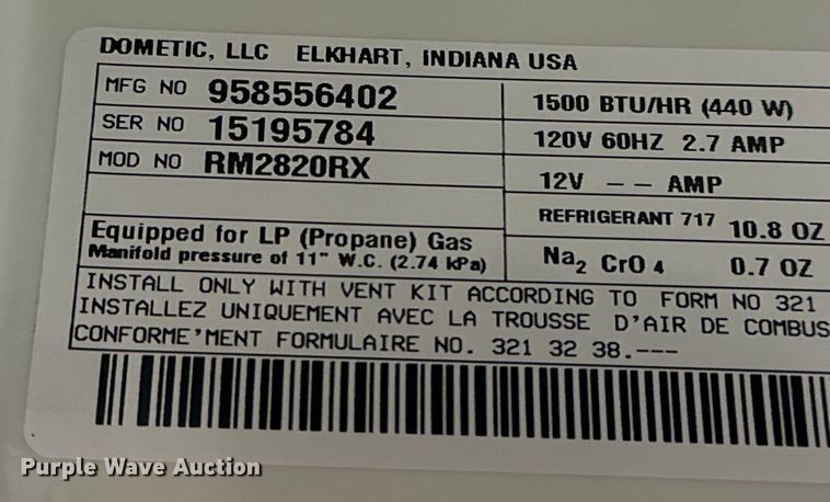 image for item NJ9393 1983 Foretravel V-715R RV