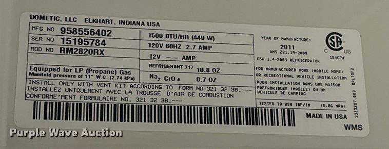 image for item NJ9393 1983 Foretravel V-715R RV