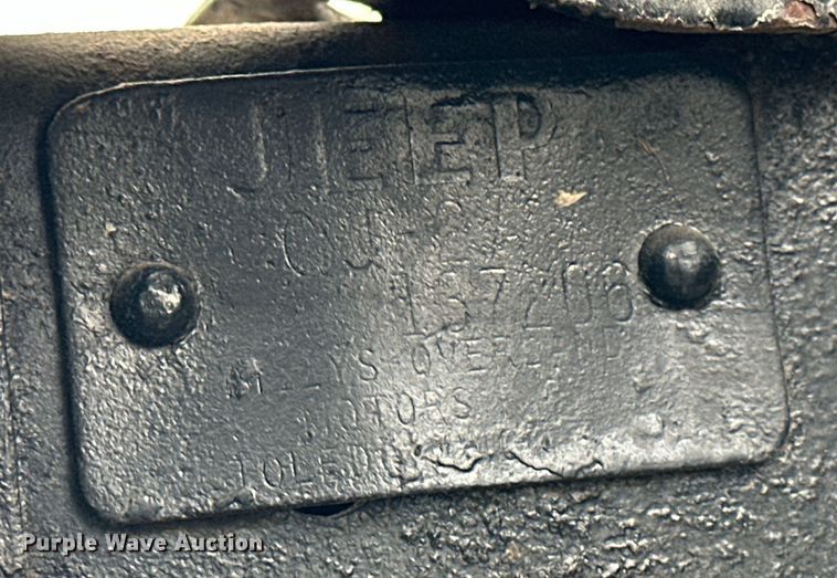 image for item NJ9395 1947 Willy's Jeep SUV