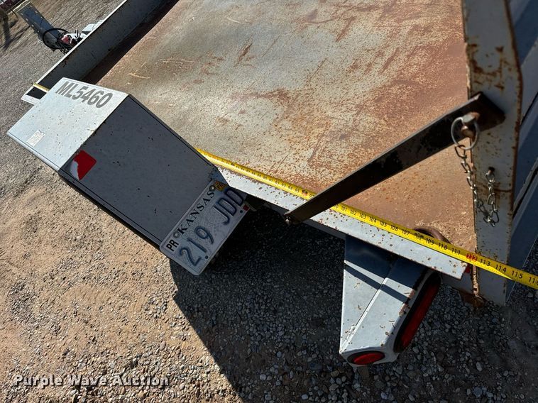 image for item NU9459 2012 Redi Haul ML5460E tilt deck utility trailer