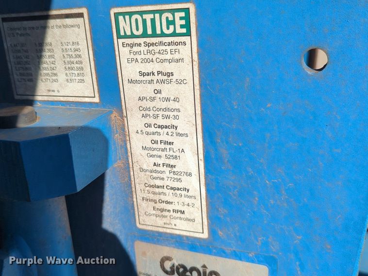 image for item NZ9334 2005 Genie Z-45/25 boom lift