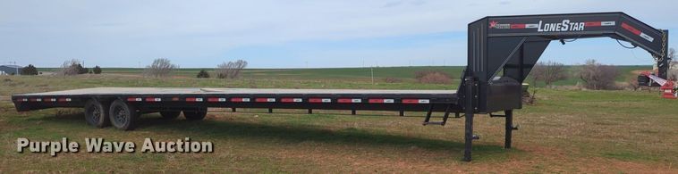 image for item NZ9356 2022 Lonestar equipment trailer
