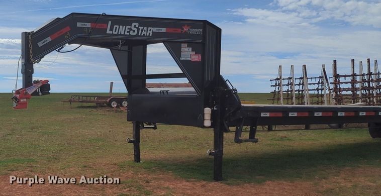 image for item NZ9356 2022 Lonestar equipment trailer