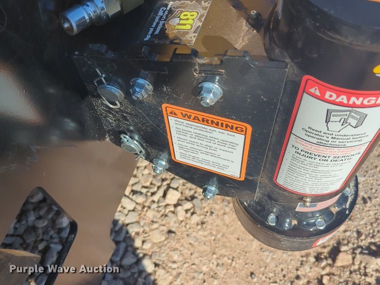 image for item NZ9416 Danuser T3 skid steer post driver