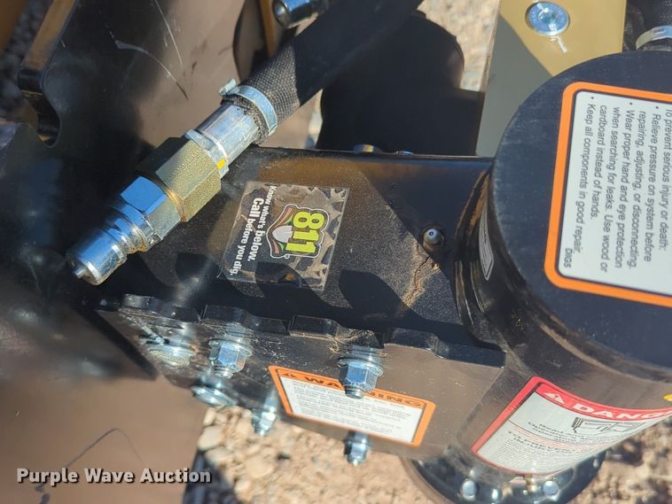 image for item NZ9416 Danuser T3 skid steer post driver