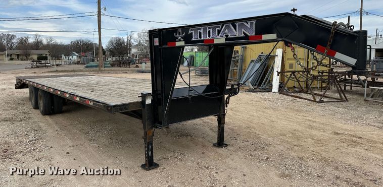 image for item OA9619 2012 Titan CF2739 equipment trailer