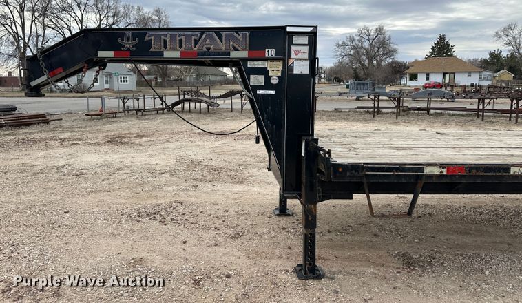 image for item OA9619 2012 Titan CF2739 equipment trailer