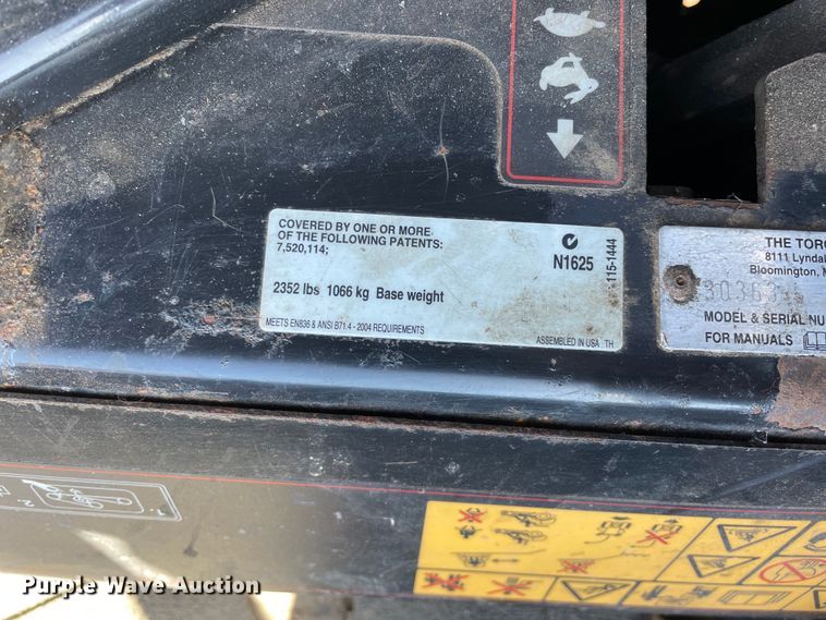 image for item OG9793 Toro Groundmaster 7200 with Polar Trac system