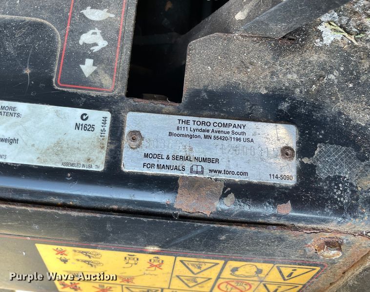 image for item OG9793 Toro Groundmaster 7200 with Polar Trac system