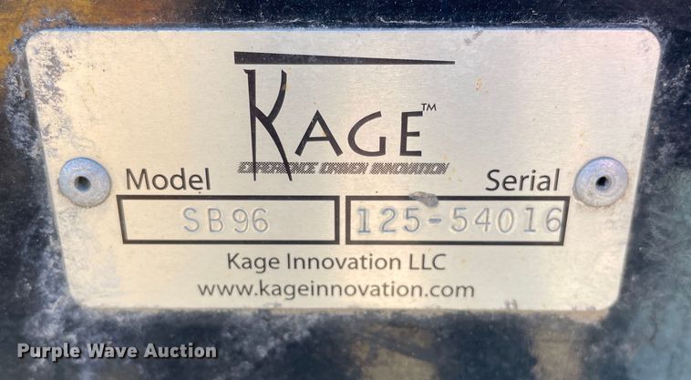 image for item OG9800 Kage  SB96 skid steer snow pusher