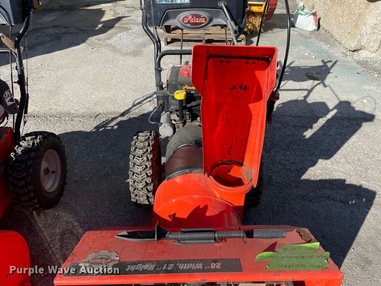 (2) Ariens 921030 snowblowers in Carol Stream, IL Item OG9806 for