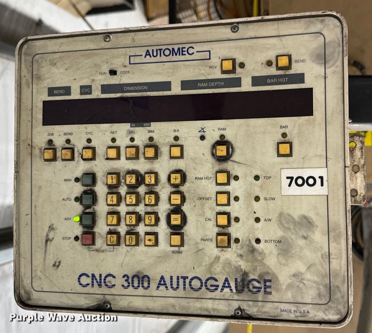 image for item OJ9619 Standard AB200-12 press brake