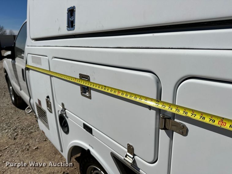 image for item OM9880 2013 Ford F350 Super Duty XL utility bed pickup truck