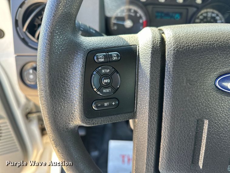 image for item OM9880 2013 Ford F350 Super Duty XL utility bed pickup truck