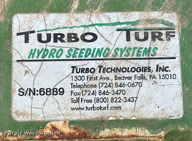 image for item OM9927 Turbo Turf  hydro seeder