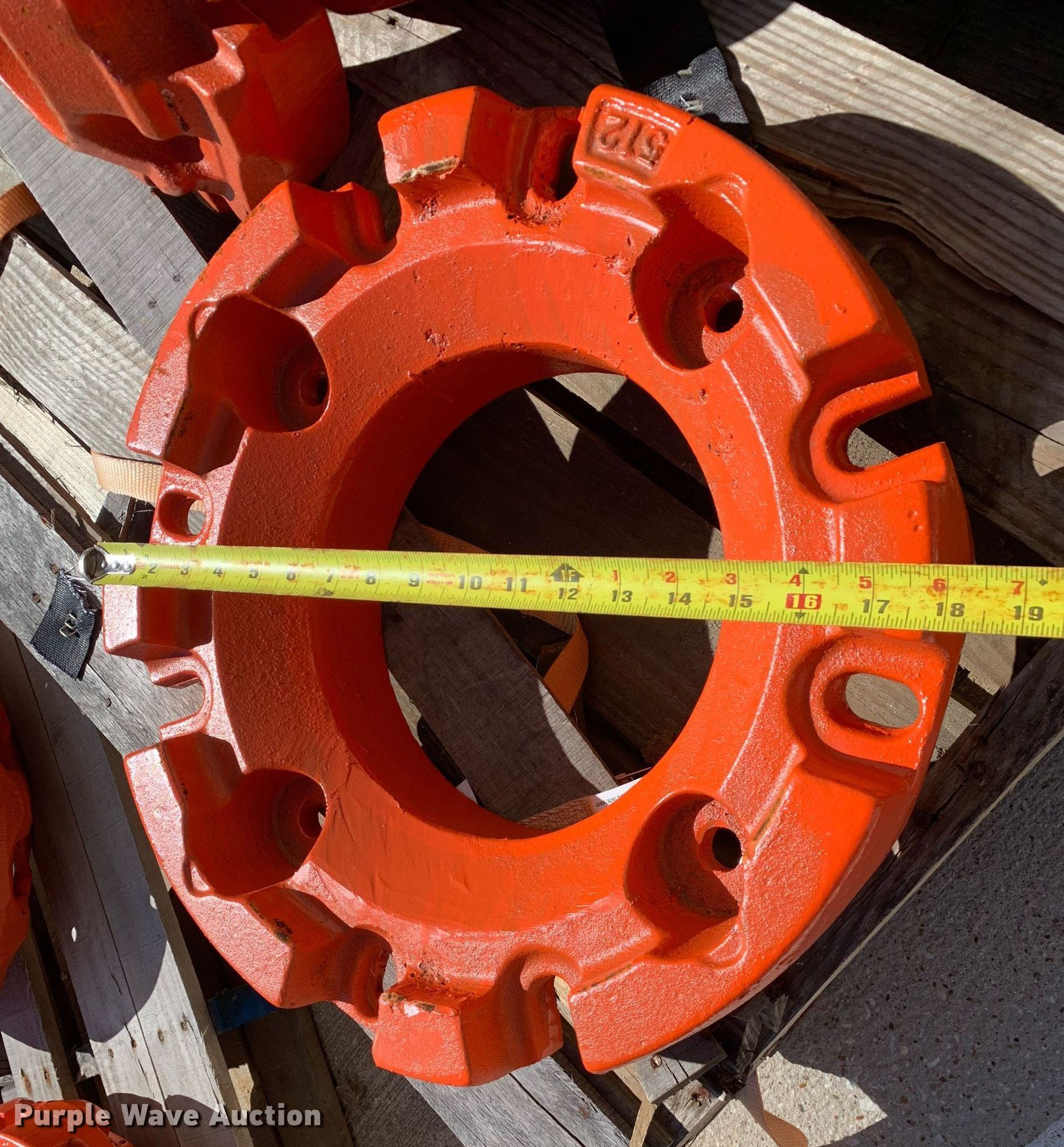 (6) Kubota 512 wheel weights in Grapevine, TX Item KX9833 for sale