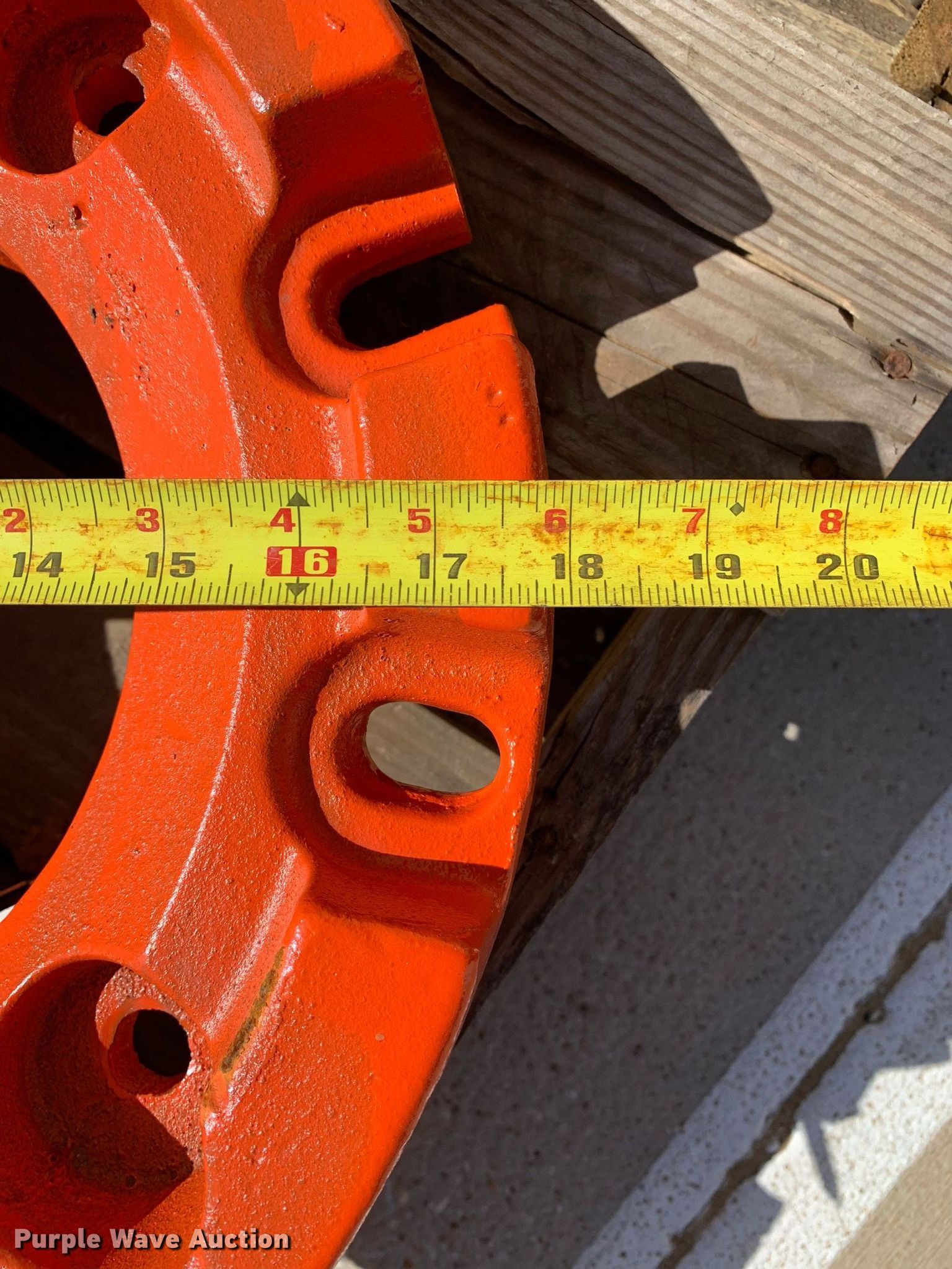 (6) Kubota 512 wheel weights in Grapevine, TX Item KX9833 for sale