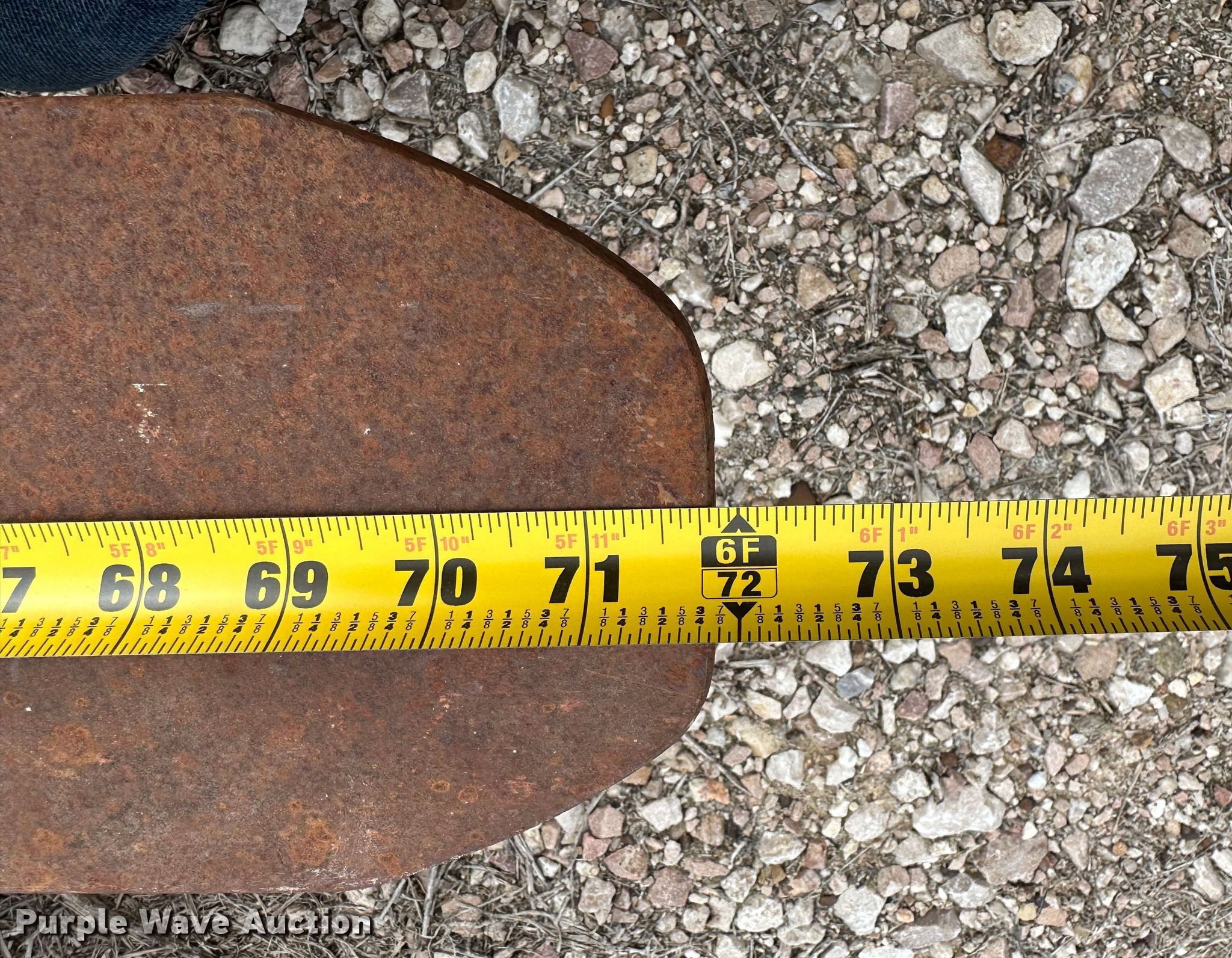 72" L pallet forks in Protection, KS Item OA9616 for sale Purple Wave