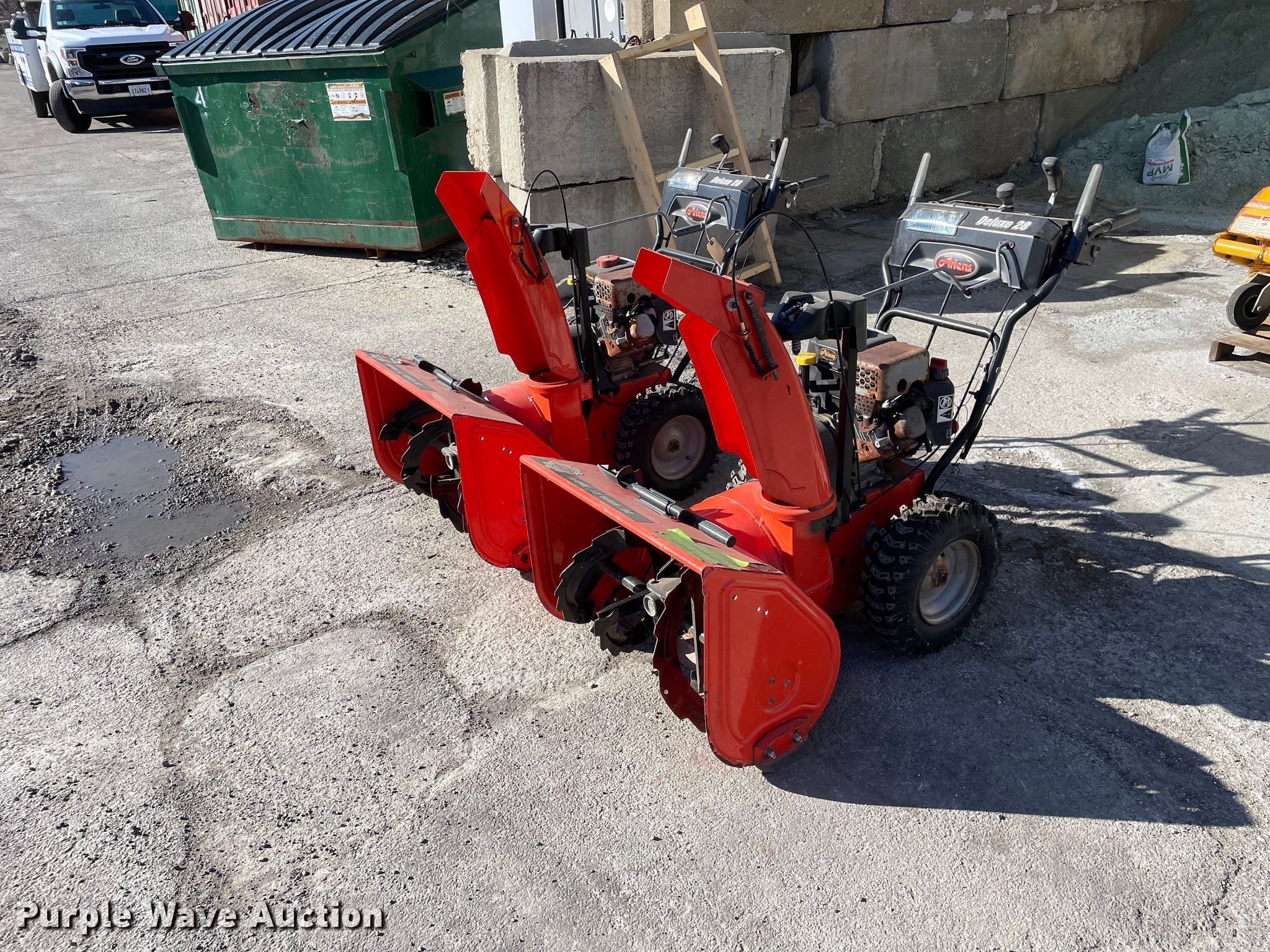 (2) Ariens 921030 snowblowers in Carol Stream, IL Item OG9806 for