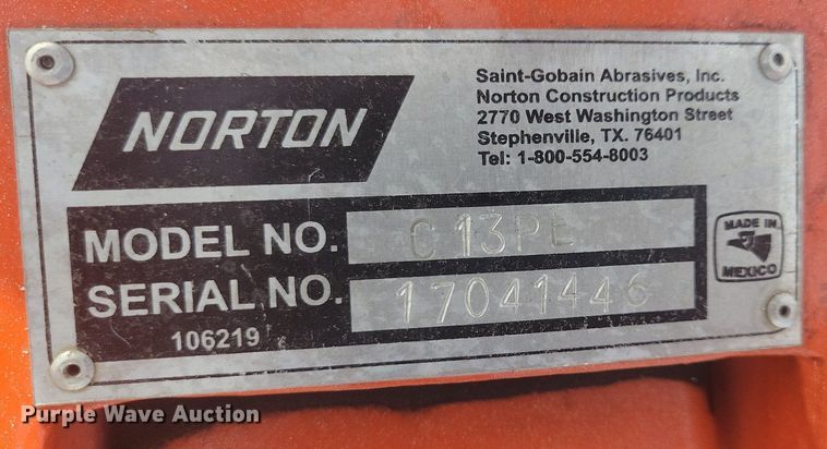 image for item DG0430 Clipper C13PE concrete saw