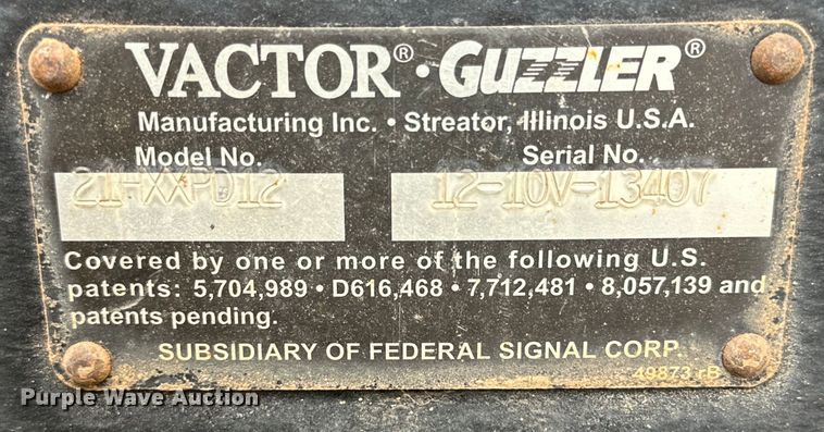 image for item DG4269 2013 Western Star 4900 hydrovac truck