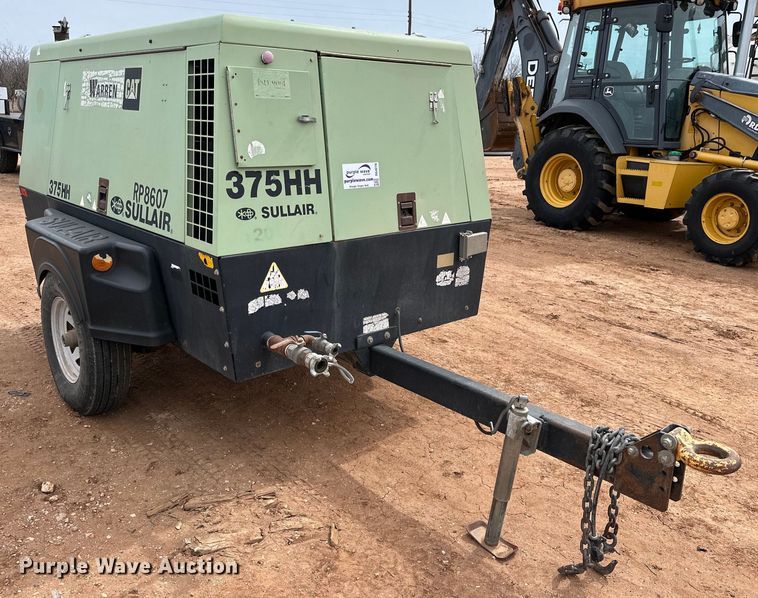 image for item DG4270 2008 Sullair 375HH  air compressor