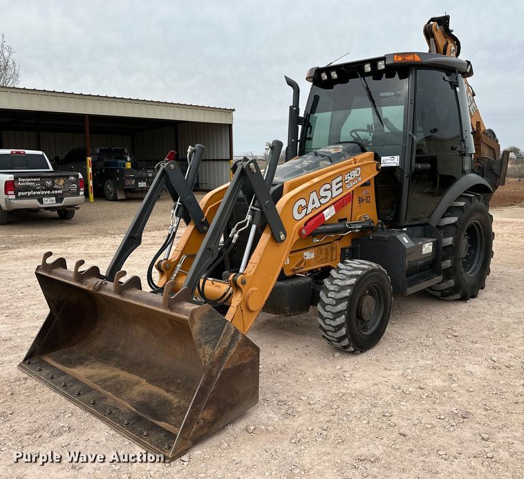 image for item DG4272 2019 Case 580 Super N backhoe