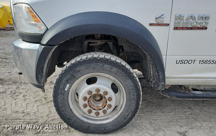 image for item DK0555 2015 Dodge Ram 5500HD utility / service truck