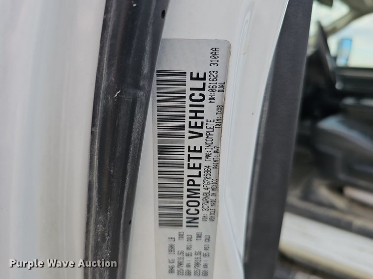 image for item DK0555 2015 Dodge Ram 5500HD utility / service truck