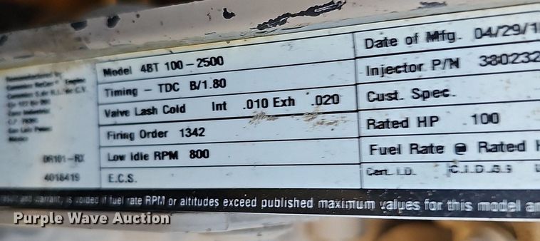 image for item DK0577 1995 Pettibone 8042 telehandler