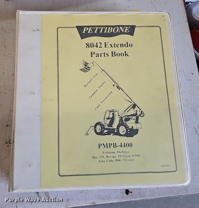 image for item DK0577 1995 Pettibone 8042 telehandler