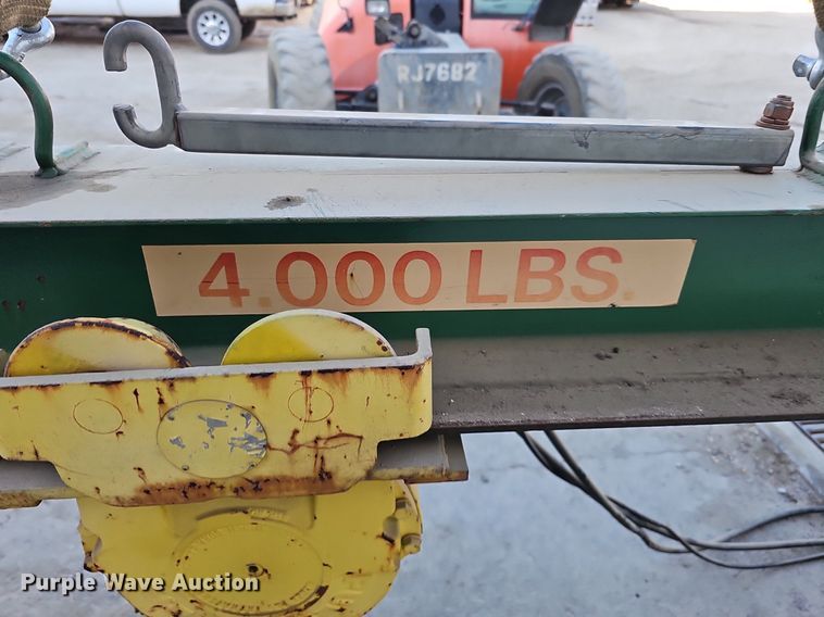 image for item DK0579 Avant Garde Engineering Inc H412 overhead crane