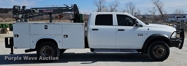 image for item DK0592 2012 Dodge Ram 4500HD Crew Cab utility / service truck