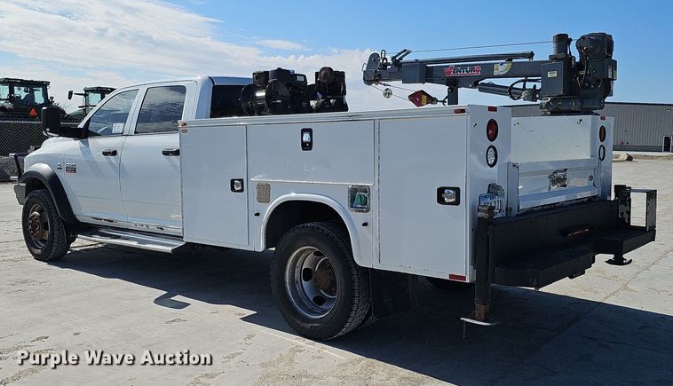 image for item DK0592 2012 Dodge Ram 4500HD Crew Cab utility / service truck