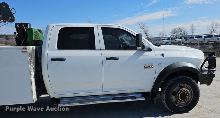 image for item DK0592 2012 Dodge Ram 4500HD Crew Cab utility / service truck