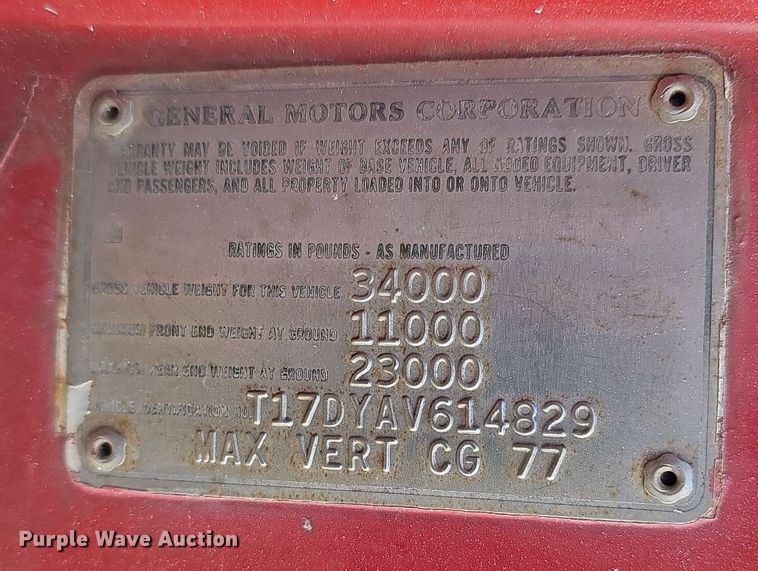 image for item DK0622 1980 GMC Top Kick fuel truck