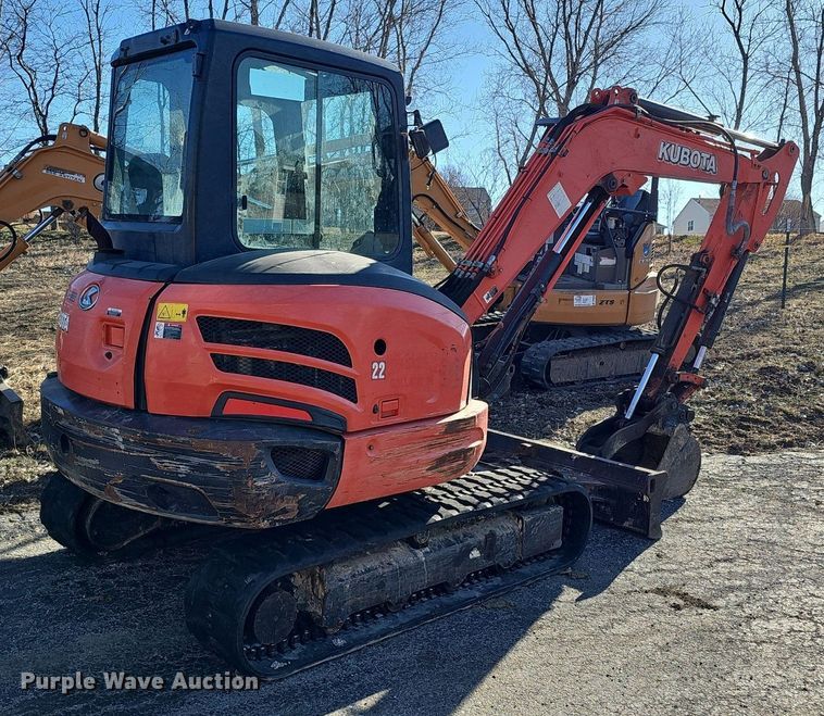 image for item DK0653 2015 Kubota KXO40-4 mini excavator