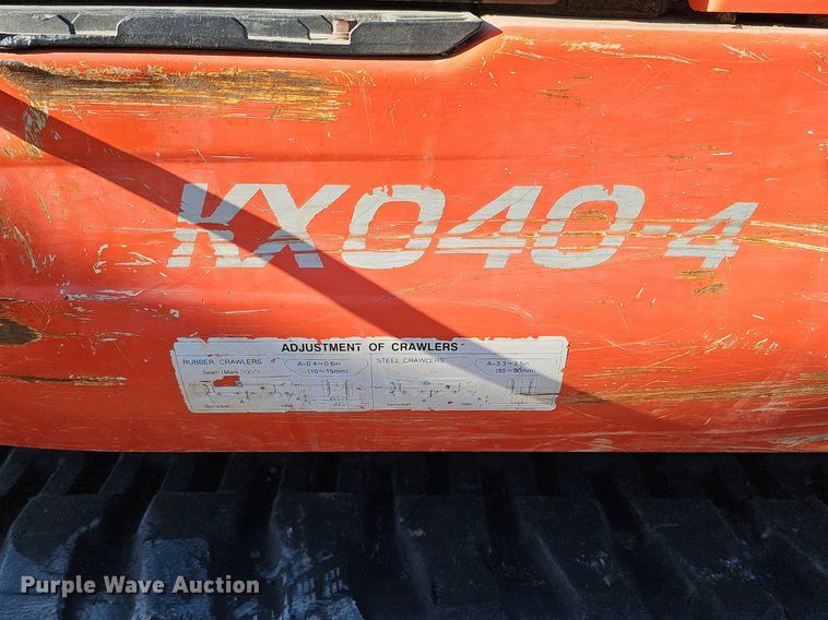 2015 Kubota KXO404 mini excavator in Papillion, NE Item DK0653 for