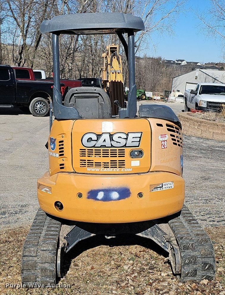 image for item DK0657 2016 Case CX36B ZTS mini excavator