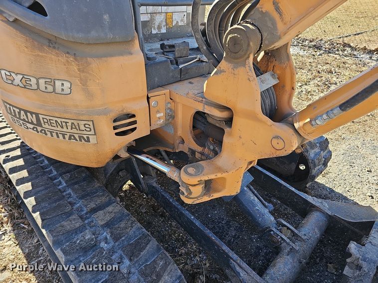 image for item DK0657 2016 Case CX36B ZTS mini excavator