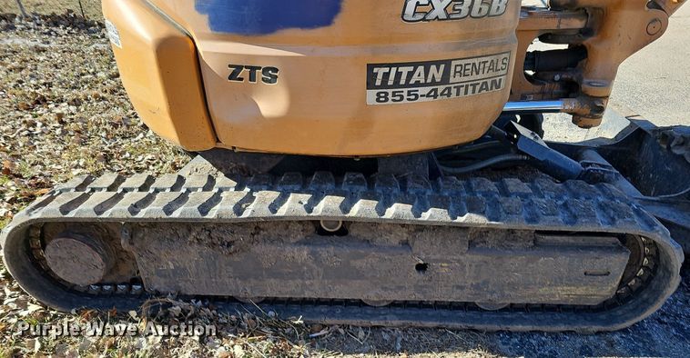 image for item DK0657 2016 Case CX36B ZTS mini excavator