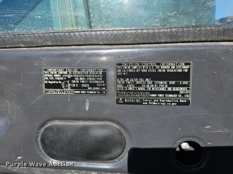 image for item DK0659 2021 Case CX57C mini excavator