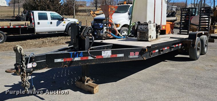 image for item DK0662 Behnke Enterprises Inc. CBCT2124E-BT-R equipment trailer